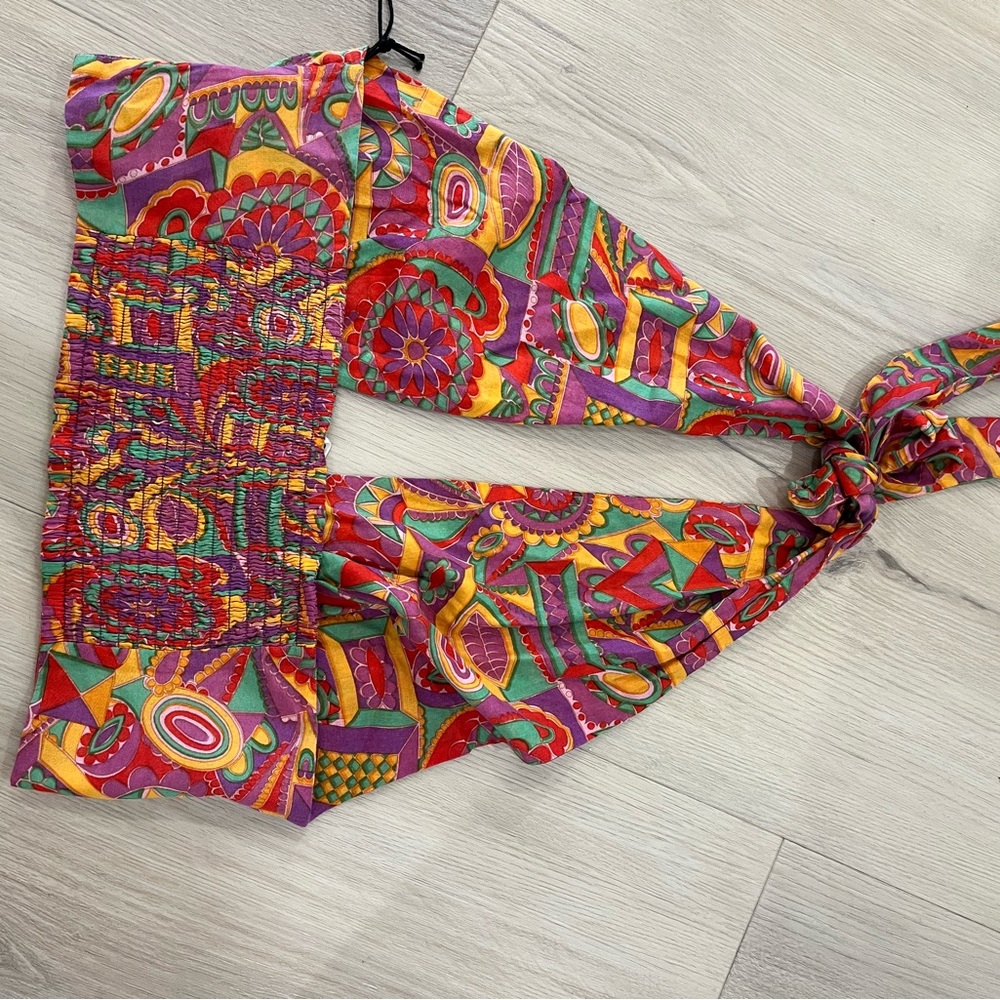 ba&sh Multicolor Patterned Scarf - Picture 2 of 2